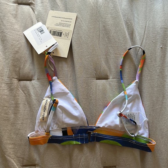 Mara Hoffman Astrid Printed Bikini Top - Picture 8 of 9